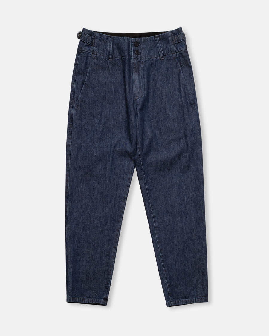 natural denim tapered pants