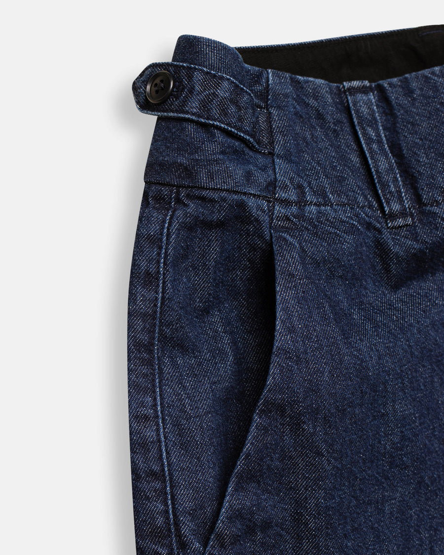 natural denim tapered pants