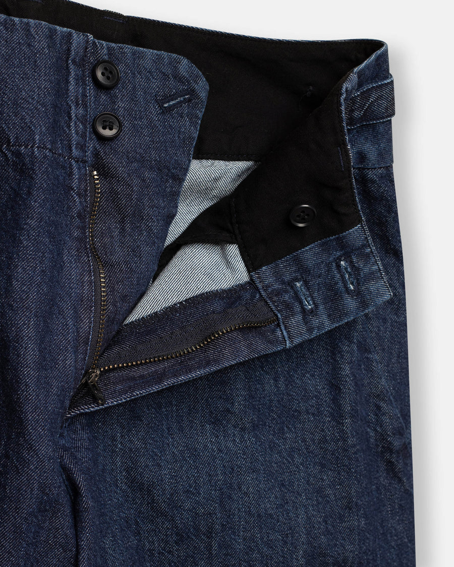 natural denim tapered pants