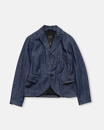 natural denim tailored jacket