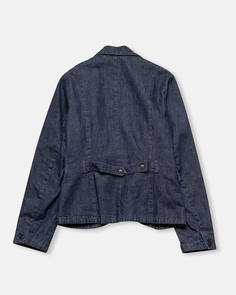 natural denim tailored jacket