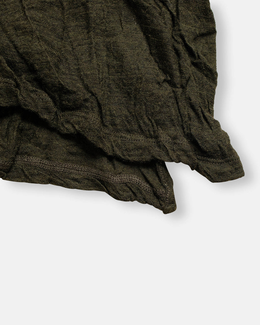 wool gauze crinkle jersey pullover