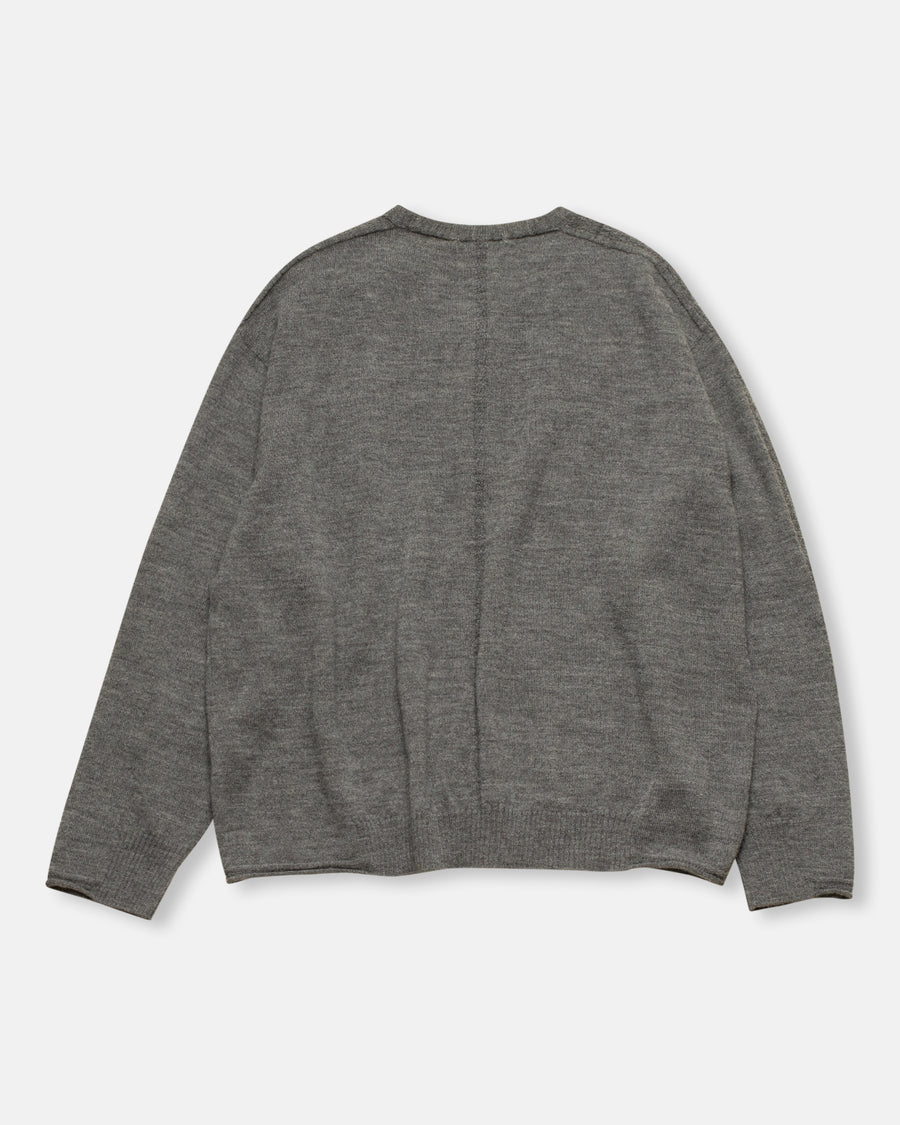 airy wool cardigan
