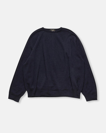 airy wool crew neck pullover