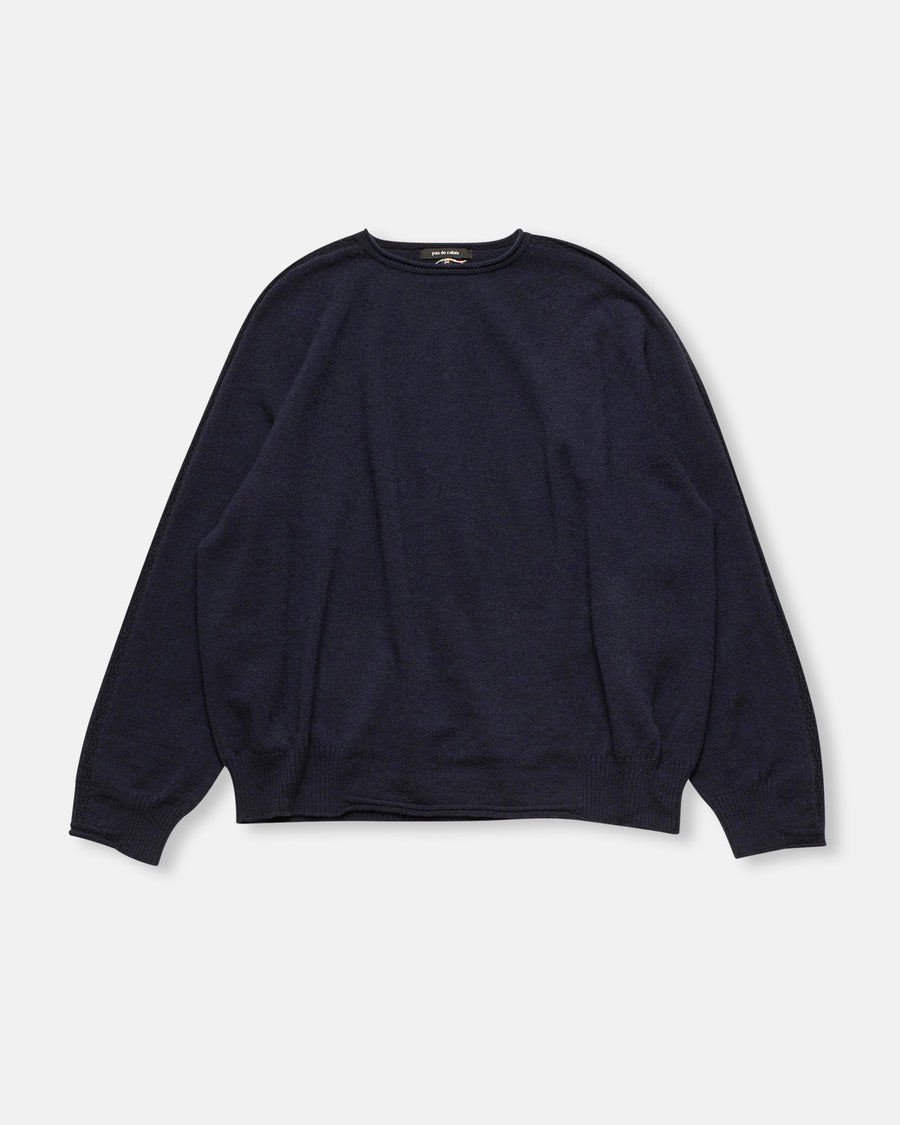 airy wool crew neck pullover