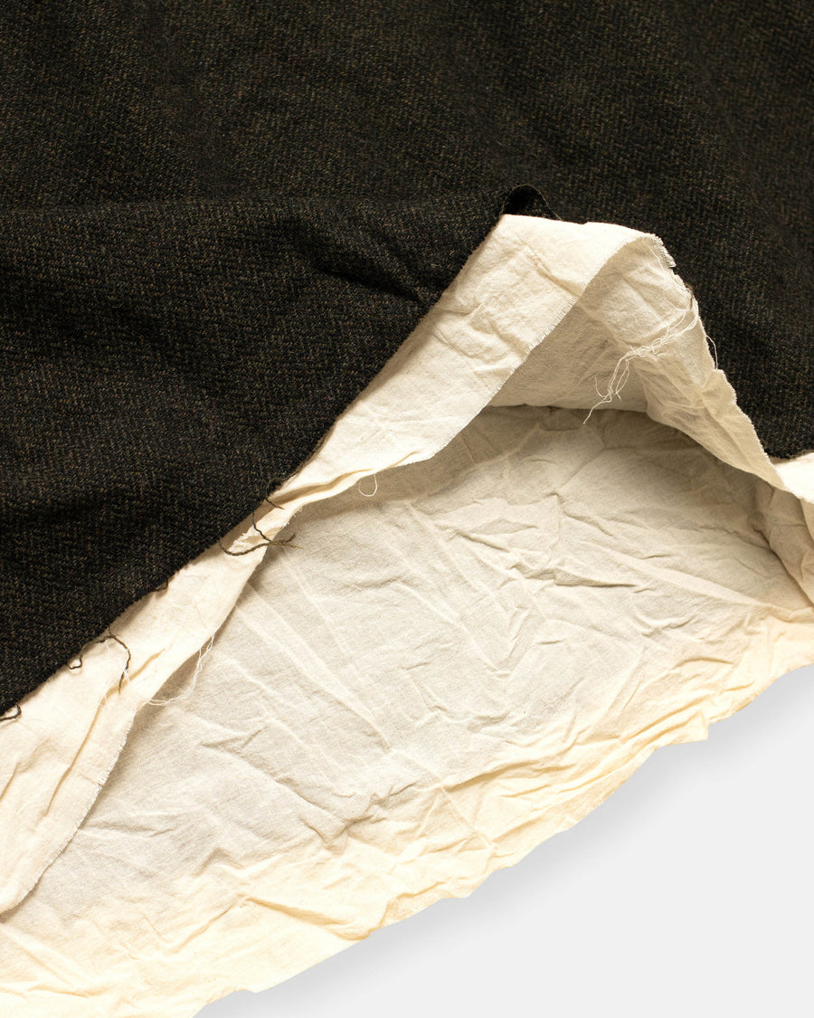 eco wool herringbone semi flared skirt