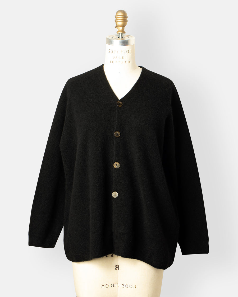 fine wool cardigan
