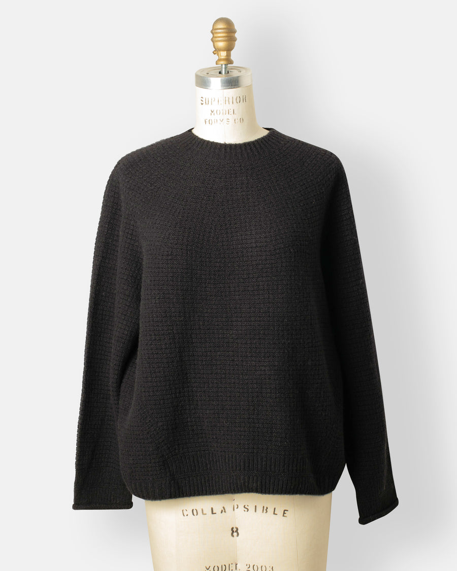 cashmere blend lambs wool pullover