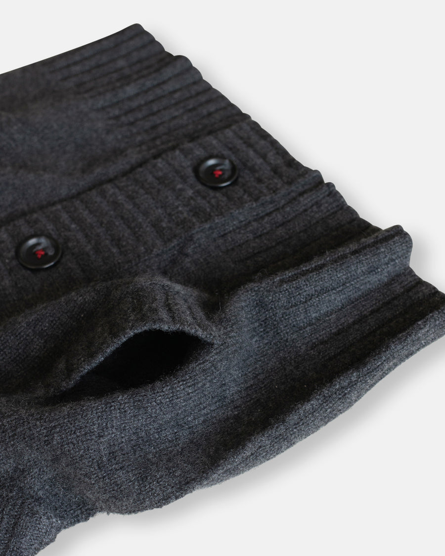 rib trim vest