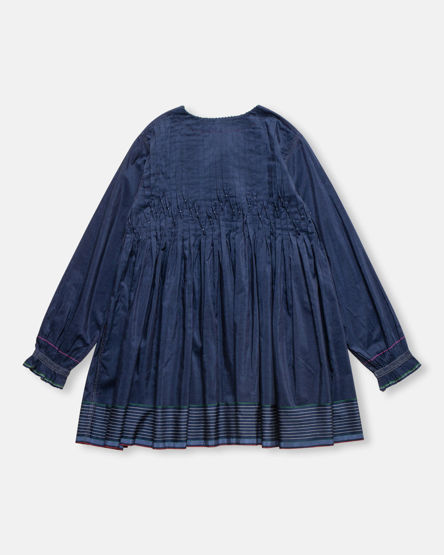 tie front top with pleats