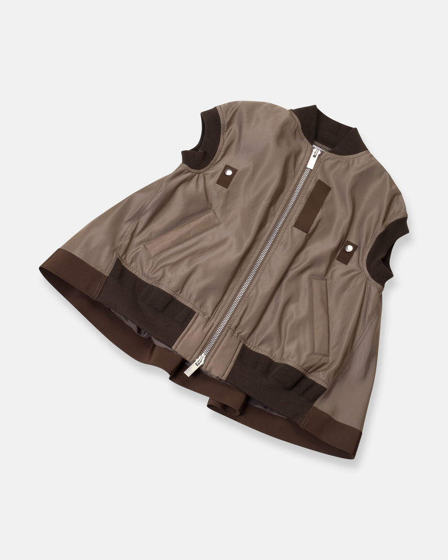 nylon twill vest