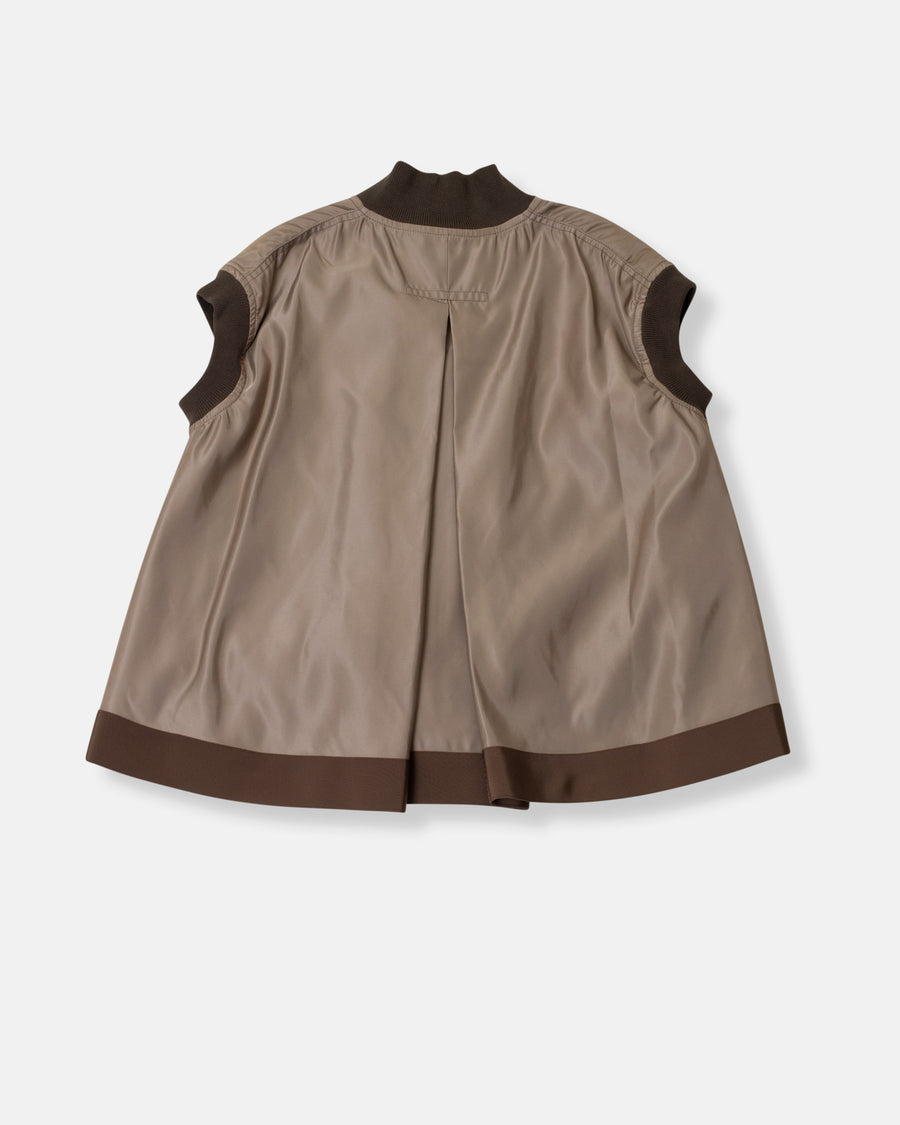 nylon twill vest