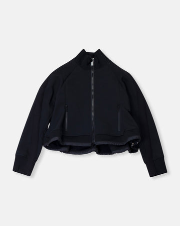 technical jersey blouson jacket