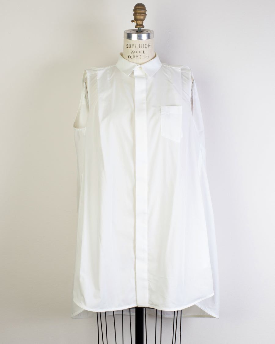 cotton poplin shirt dress tunic