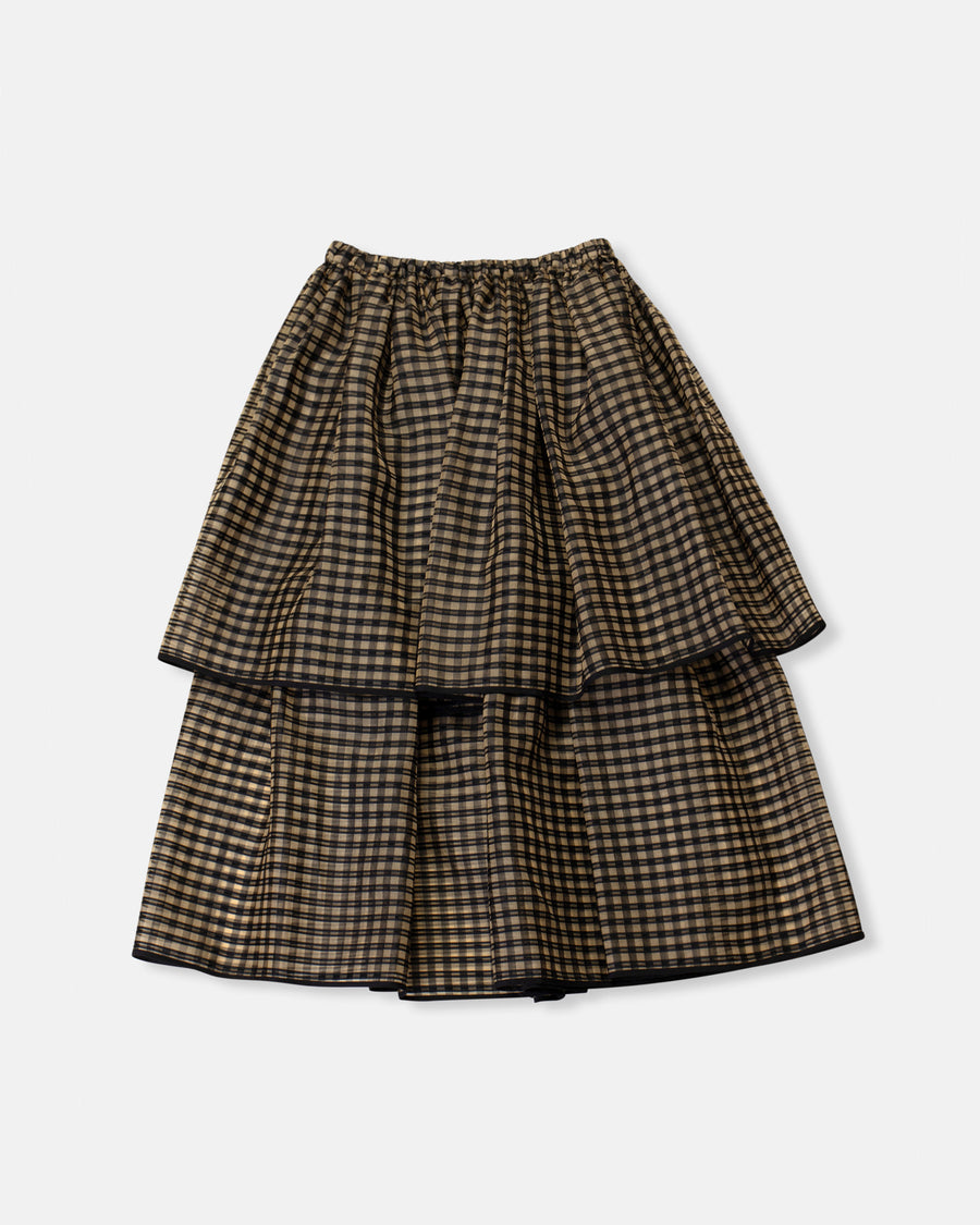 flounced skirt