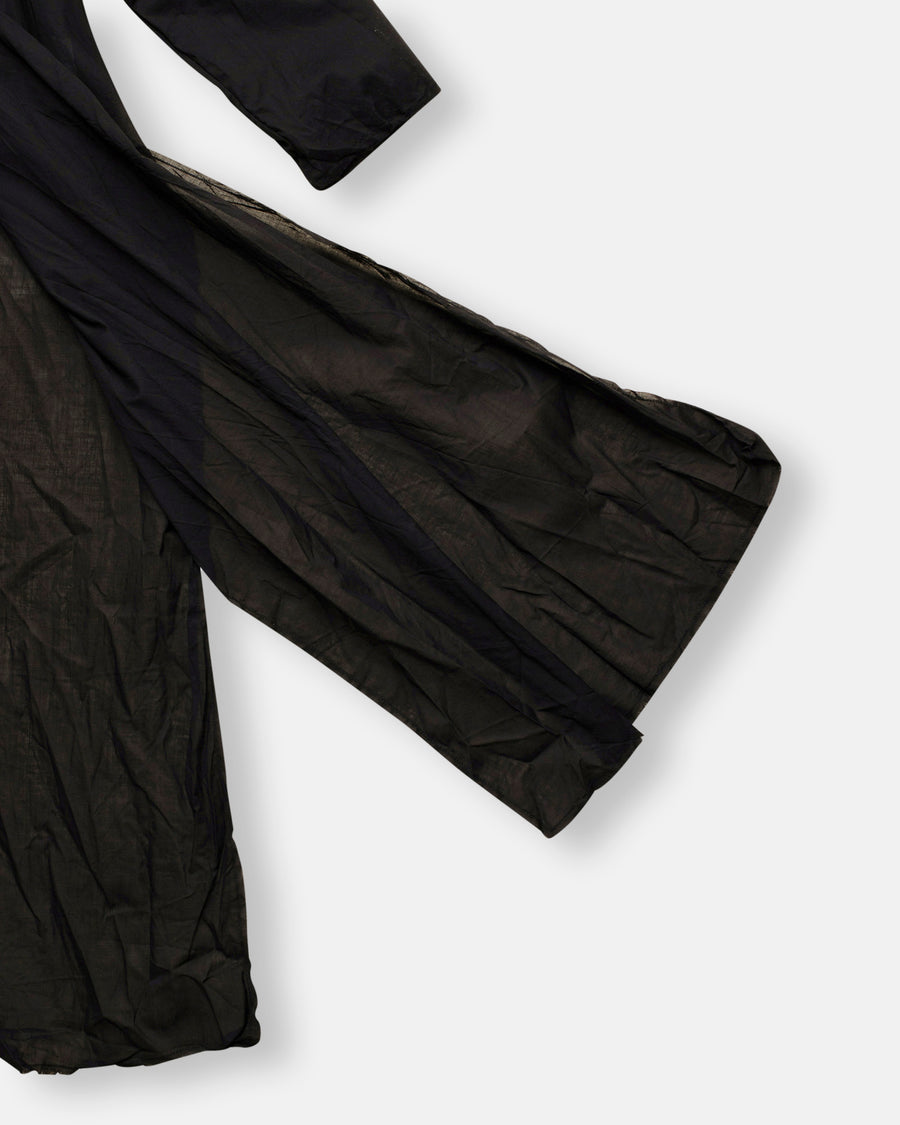 open front 3/4 sleeve short tunic