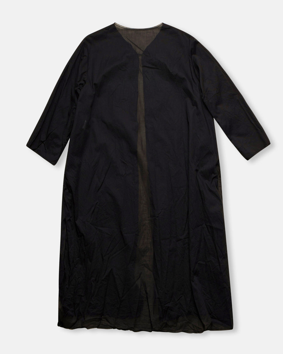 open front 3/4 sleeve short tunic