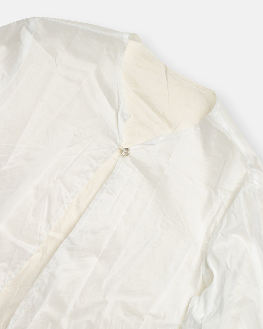 open front 3/4 sleeve short tunic