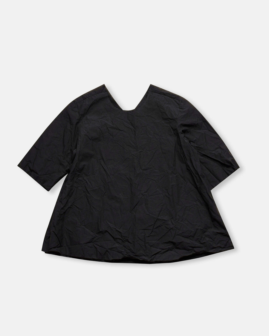 v-back elbow sleeve top