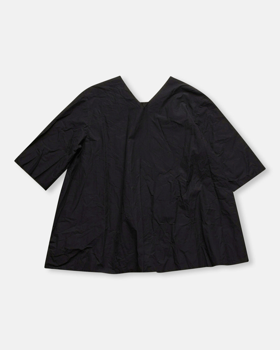 v-back elbow sleeve top