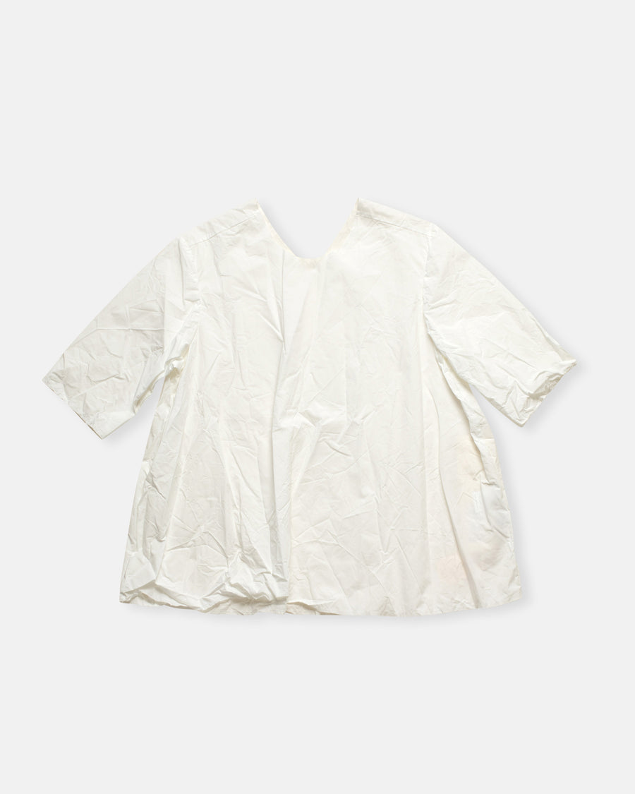 v-back elbow sleeve top
