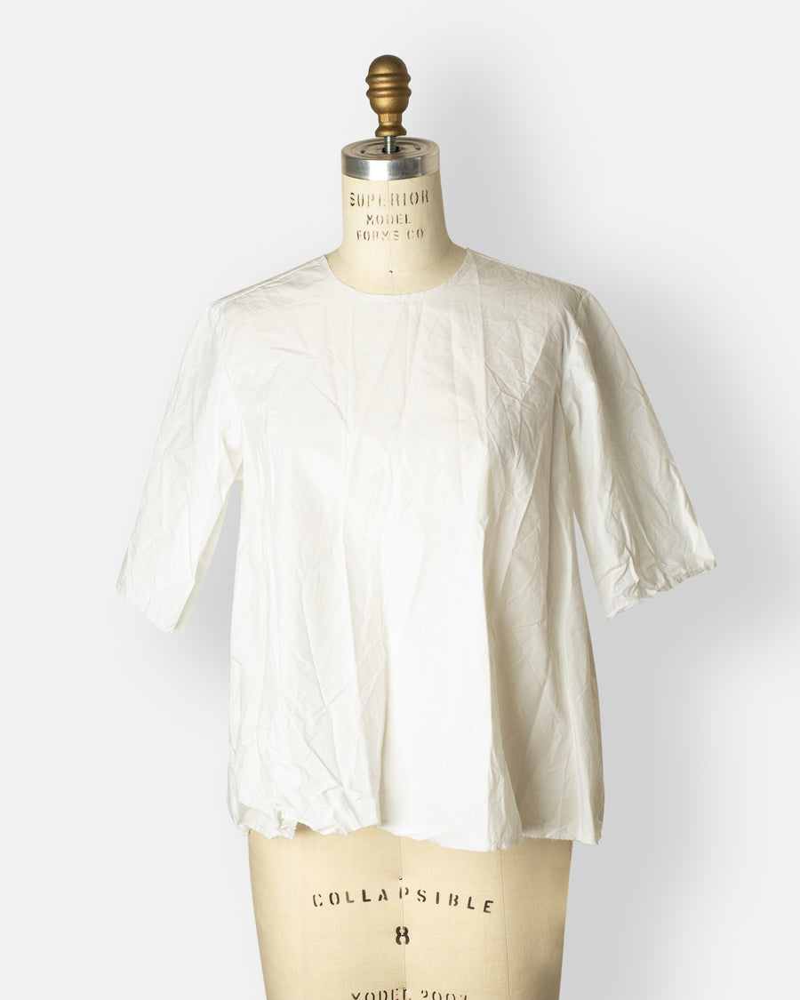 v-back elbow sleeve top