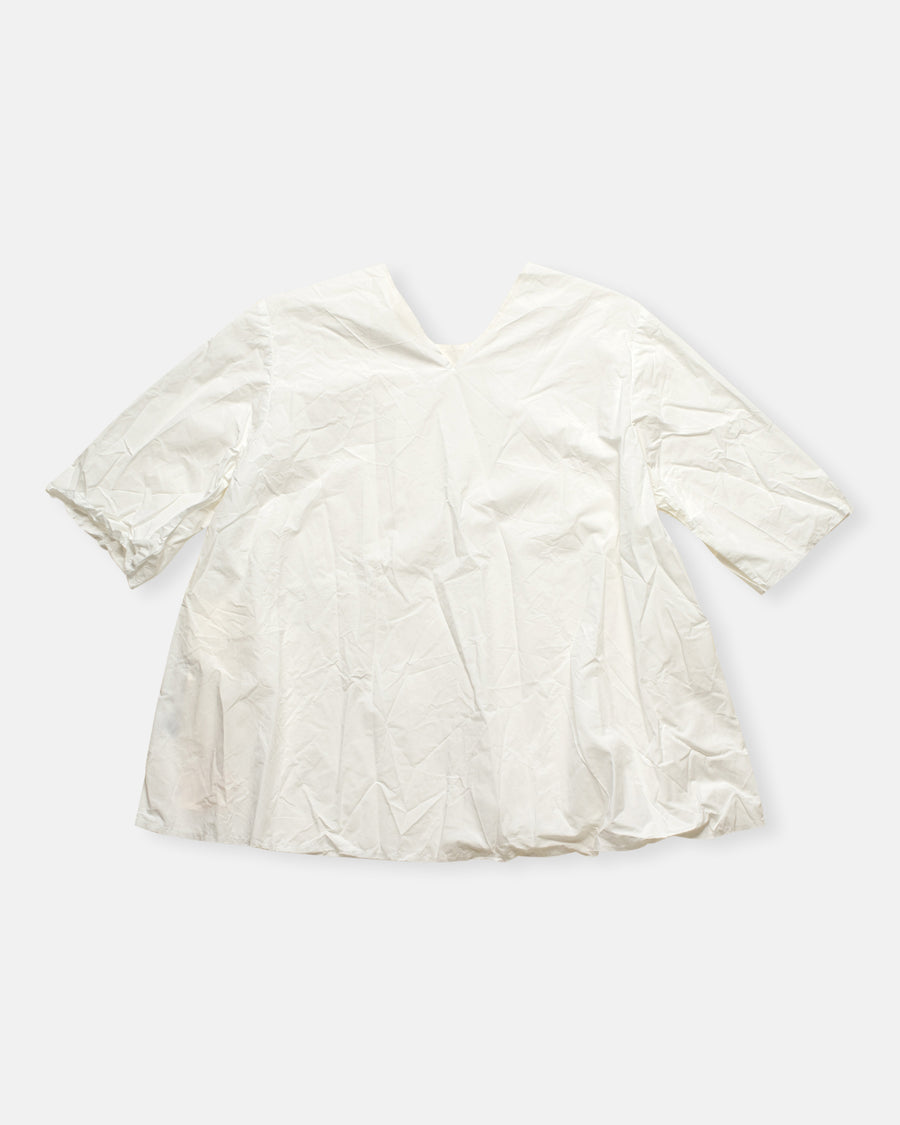 v-back elbow sleeve top