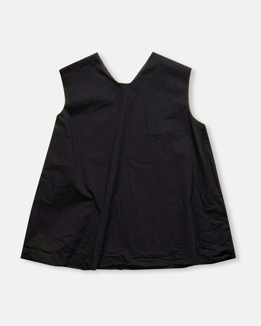v-back sleeveless top