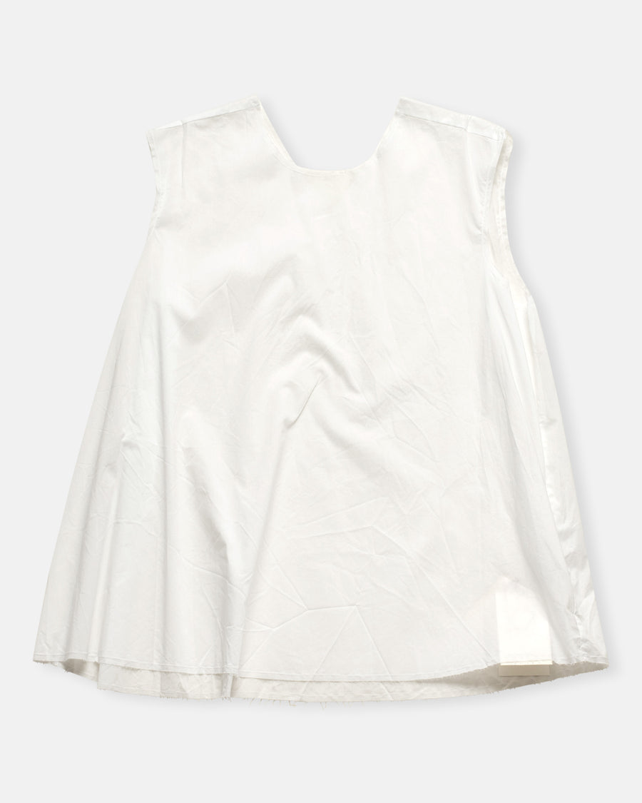 v-back sleeveless top