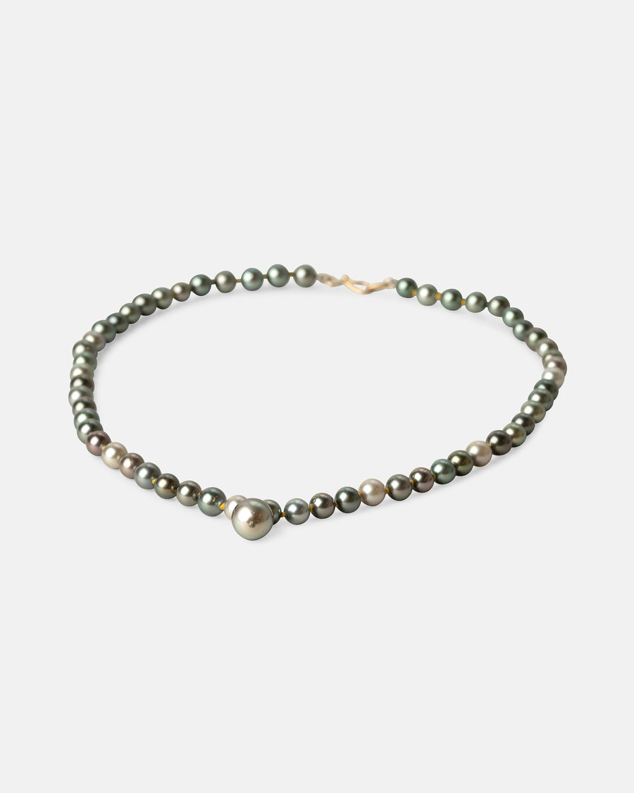 multi-color tahiti pearl pendant necklace