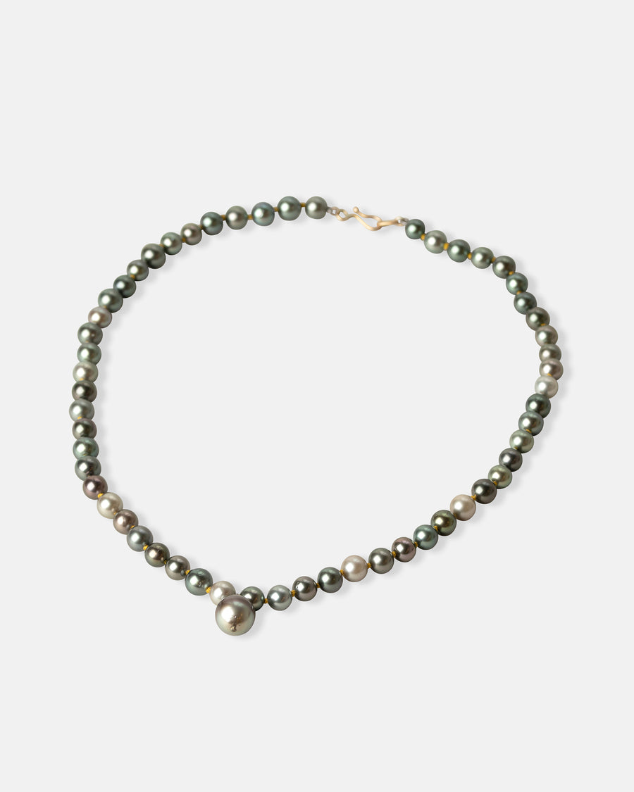 multi-color tahiti pearl pendant necklace