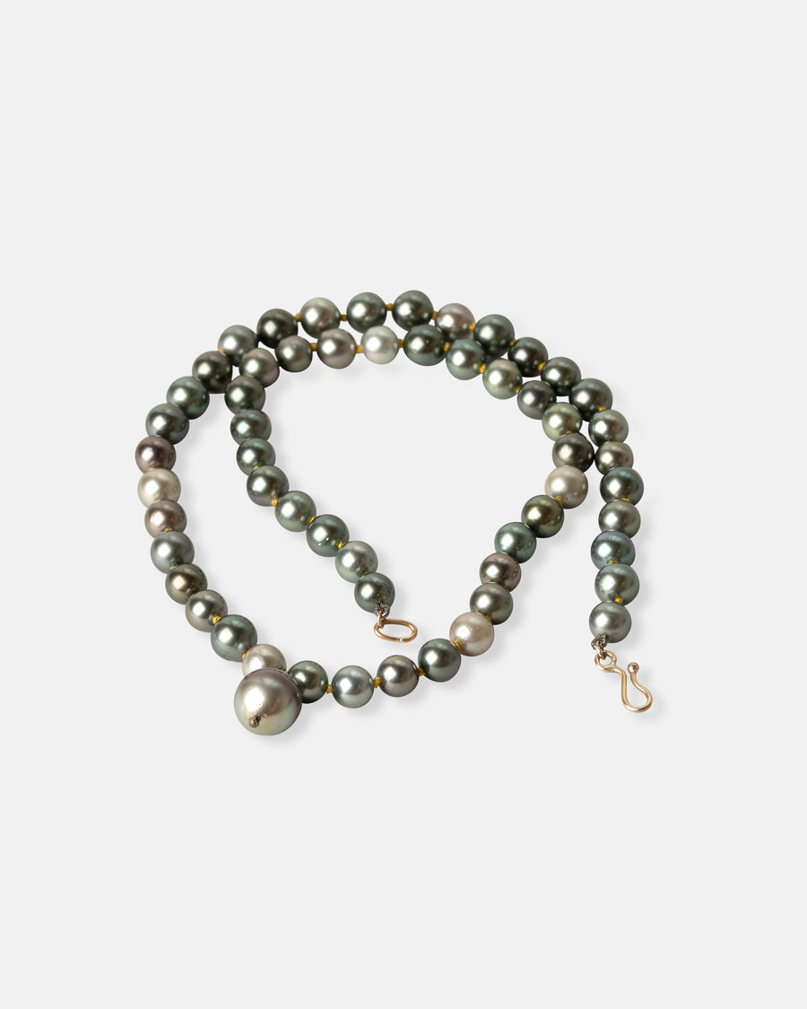 ombré tahiti pearl pendant necklace
