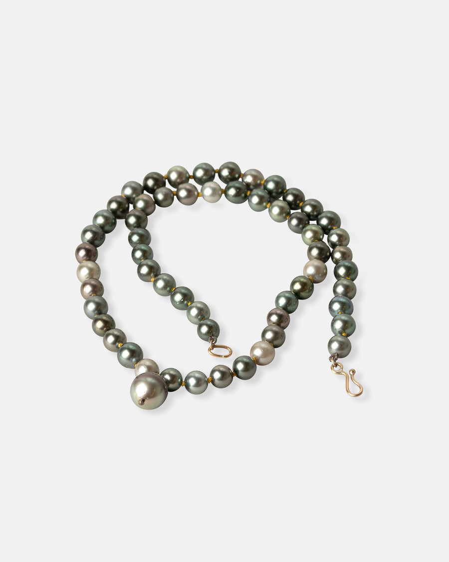 multi-color tahiti pearl pendant necklace