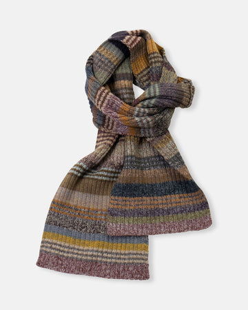 marled stripe scarf