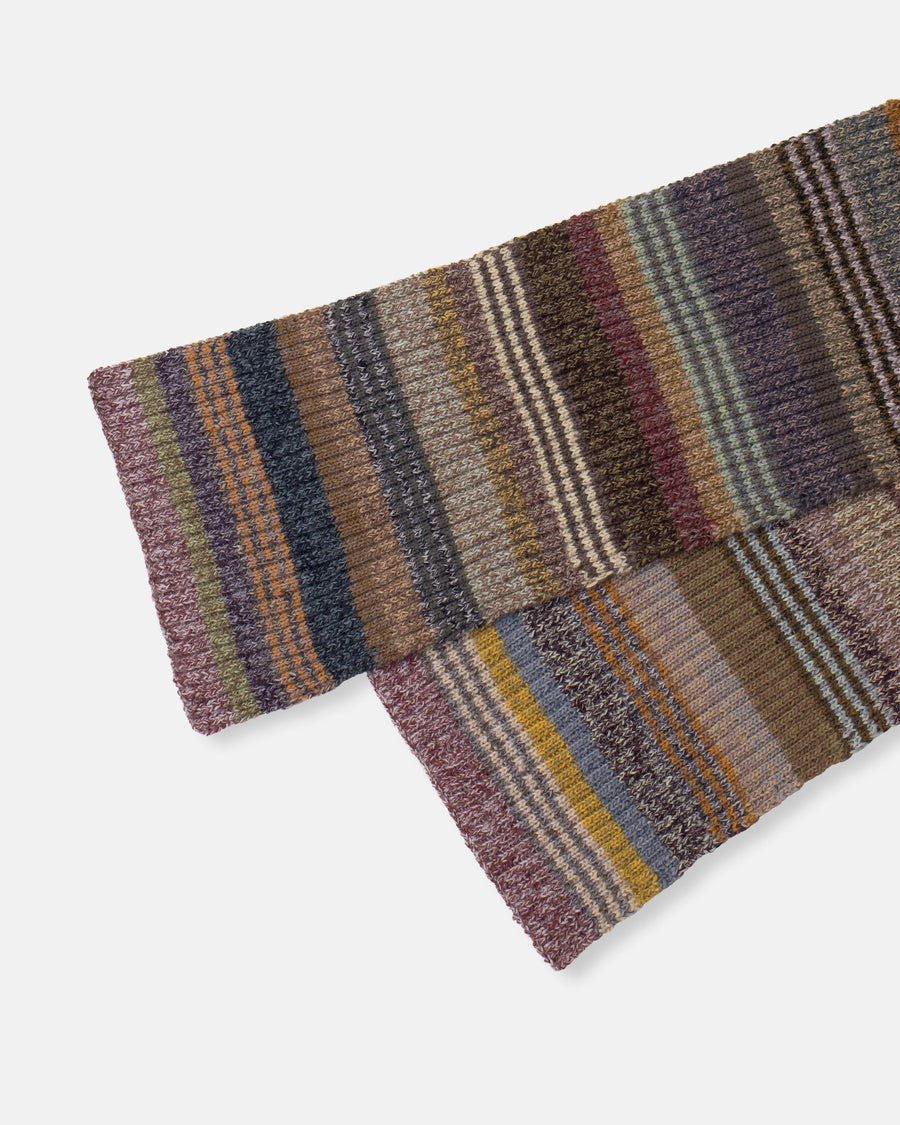marled stripe scarf
