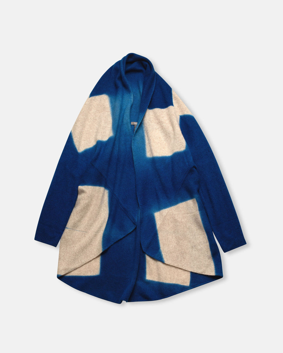 cashmere seamless upside down cape