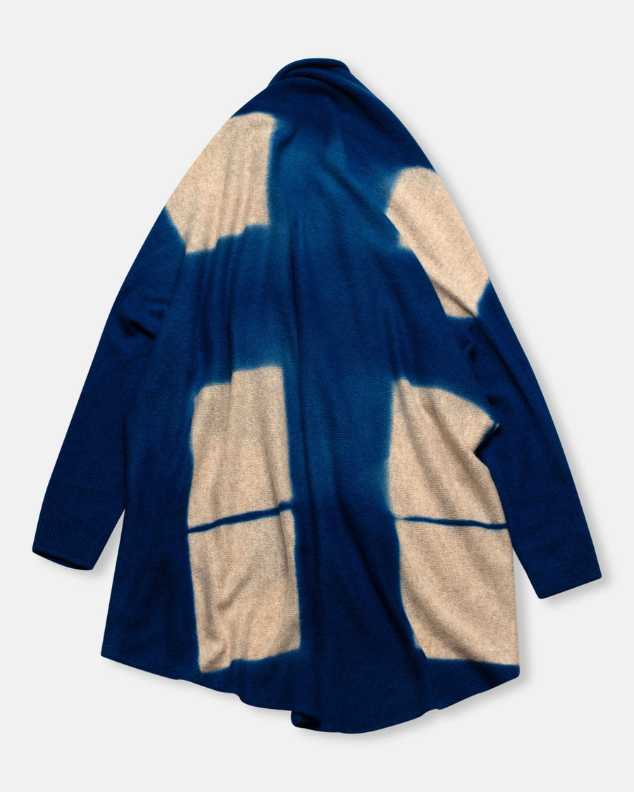 cashmere seamless upside down cape