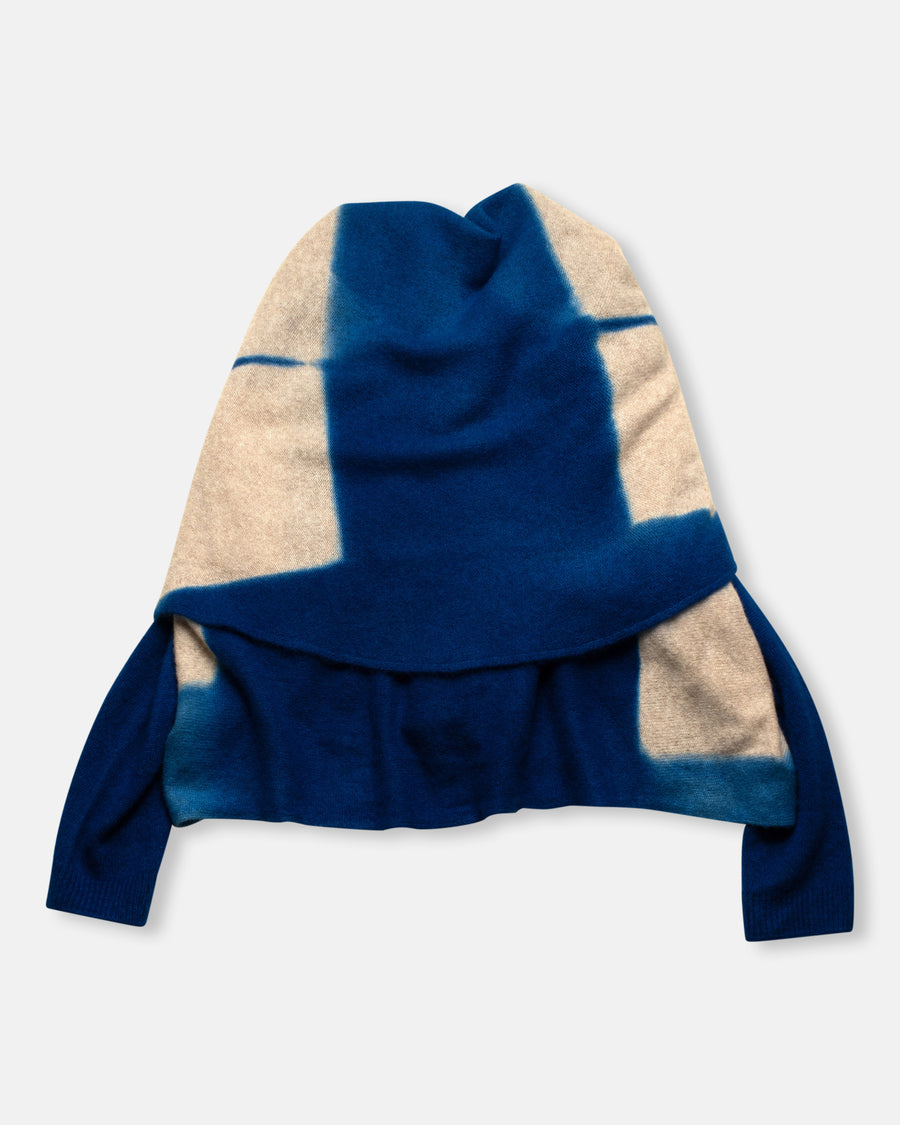 cashmere seamless upside down cape