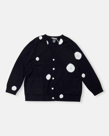 oversized dot cardigan