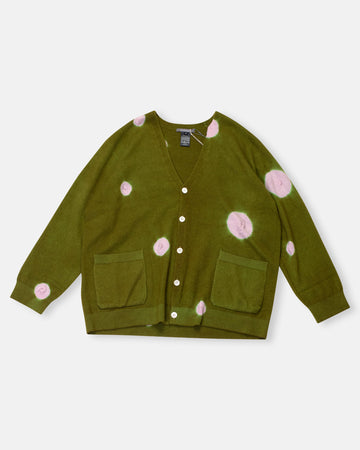 oversized dot cardigan
