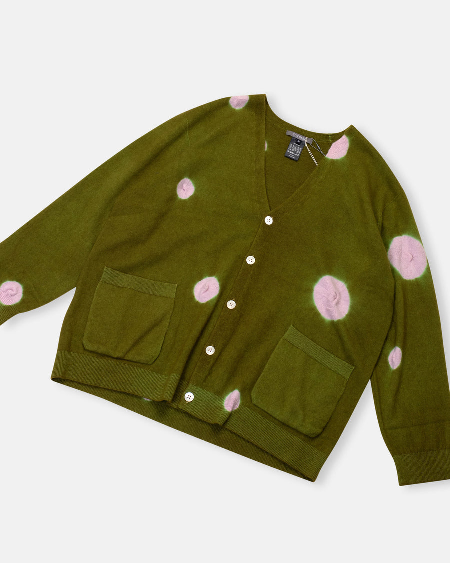 oversized dot cardigan