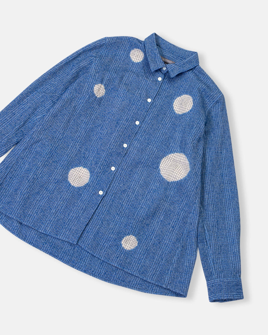 pencil check blouse