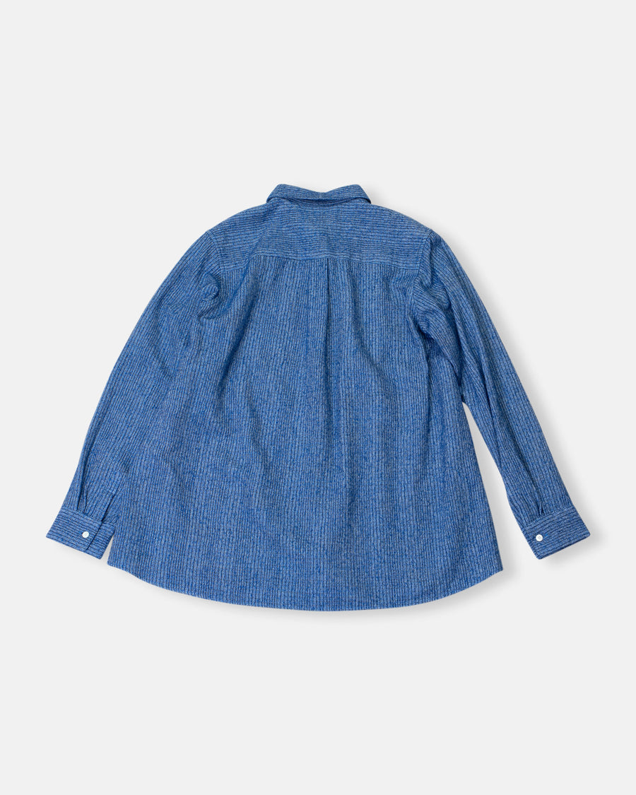 pencil check blouse