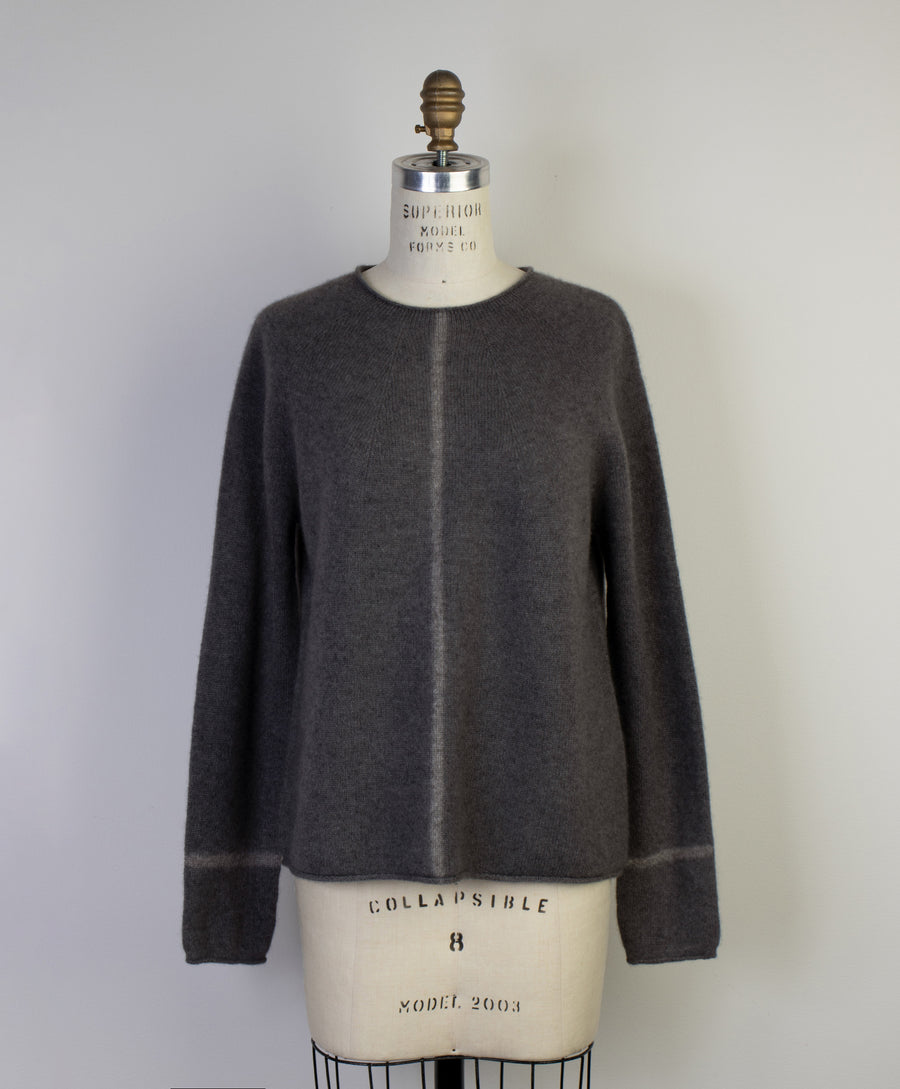 long cashmere seamless pullover