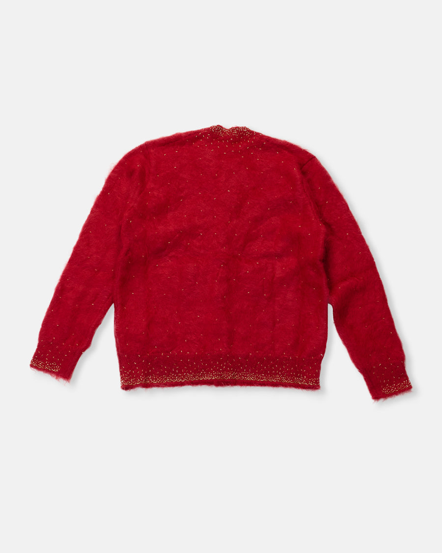 embroidered cardigan