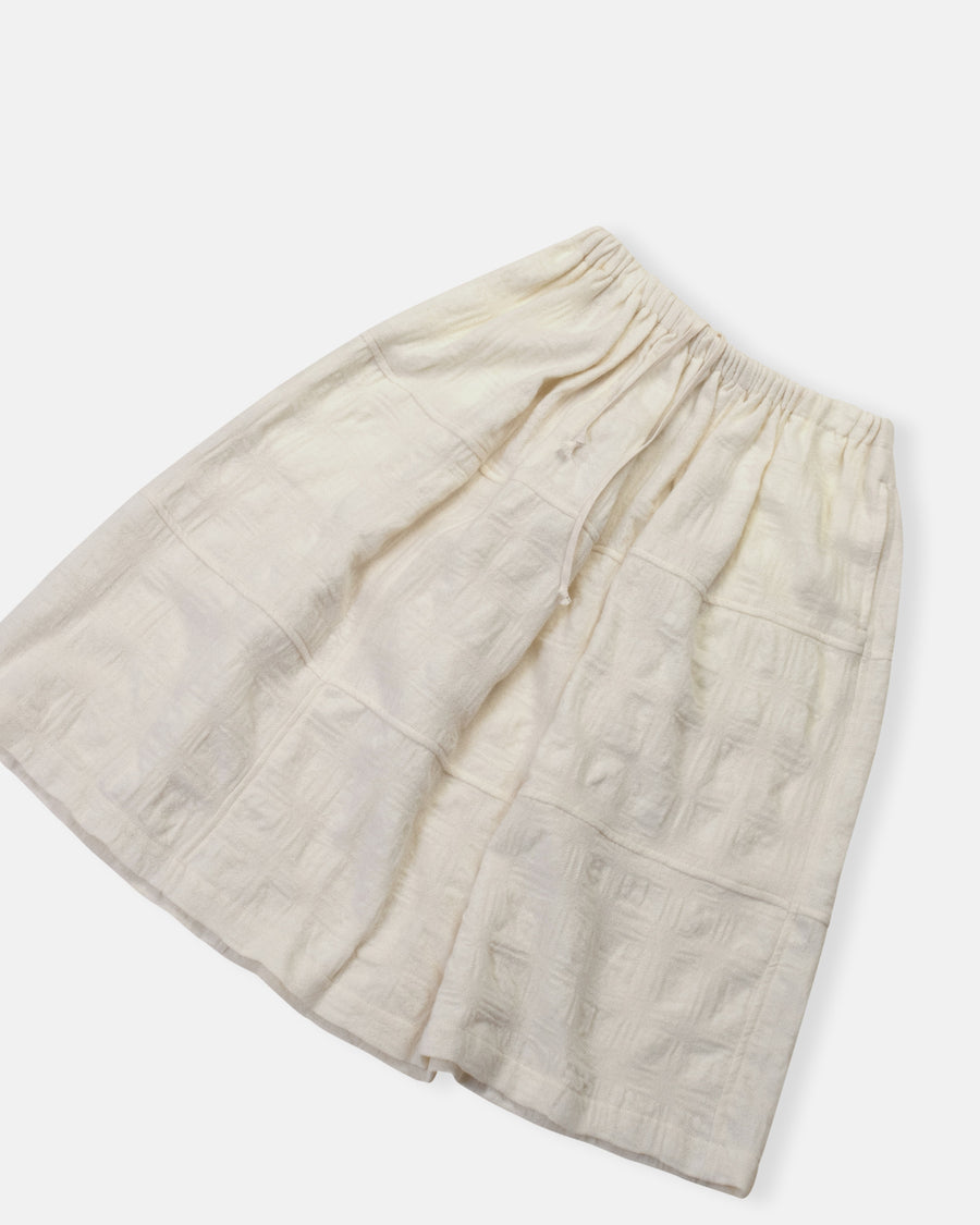 geometric texture skirt