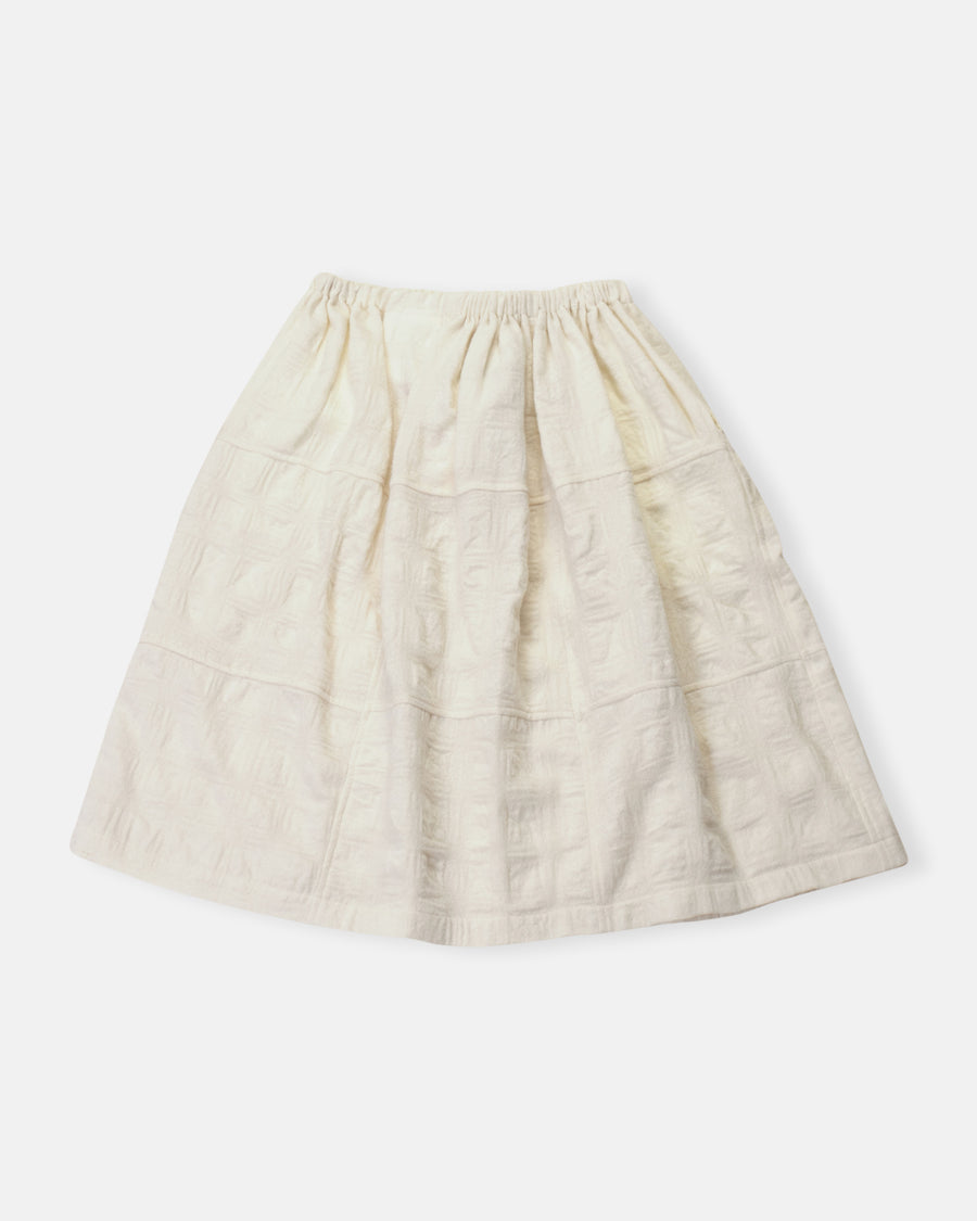 geometric texture skirt