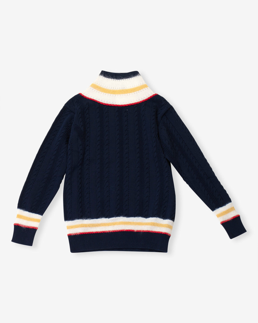 mohair tipped sweater