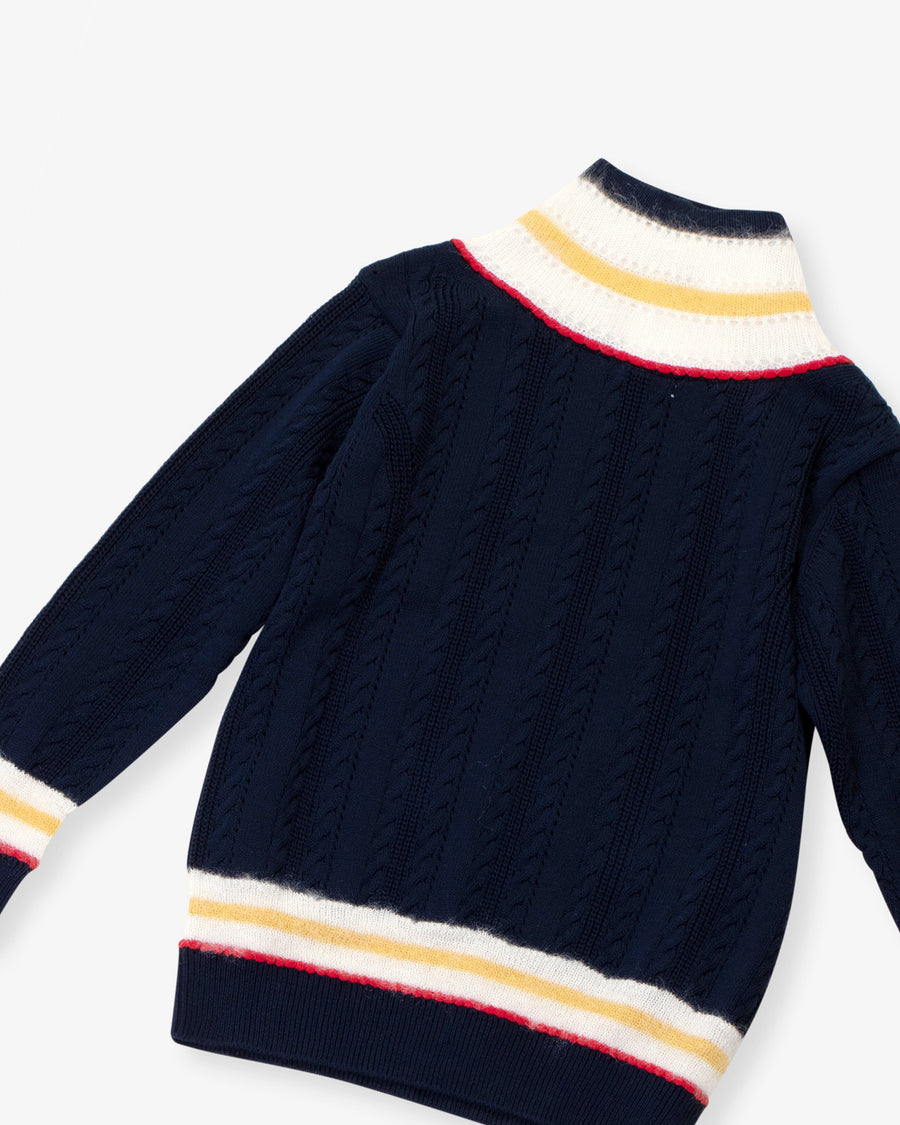 mohair tipped sweater