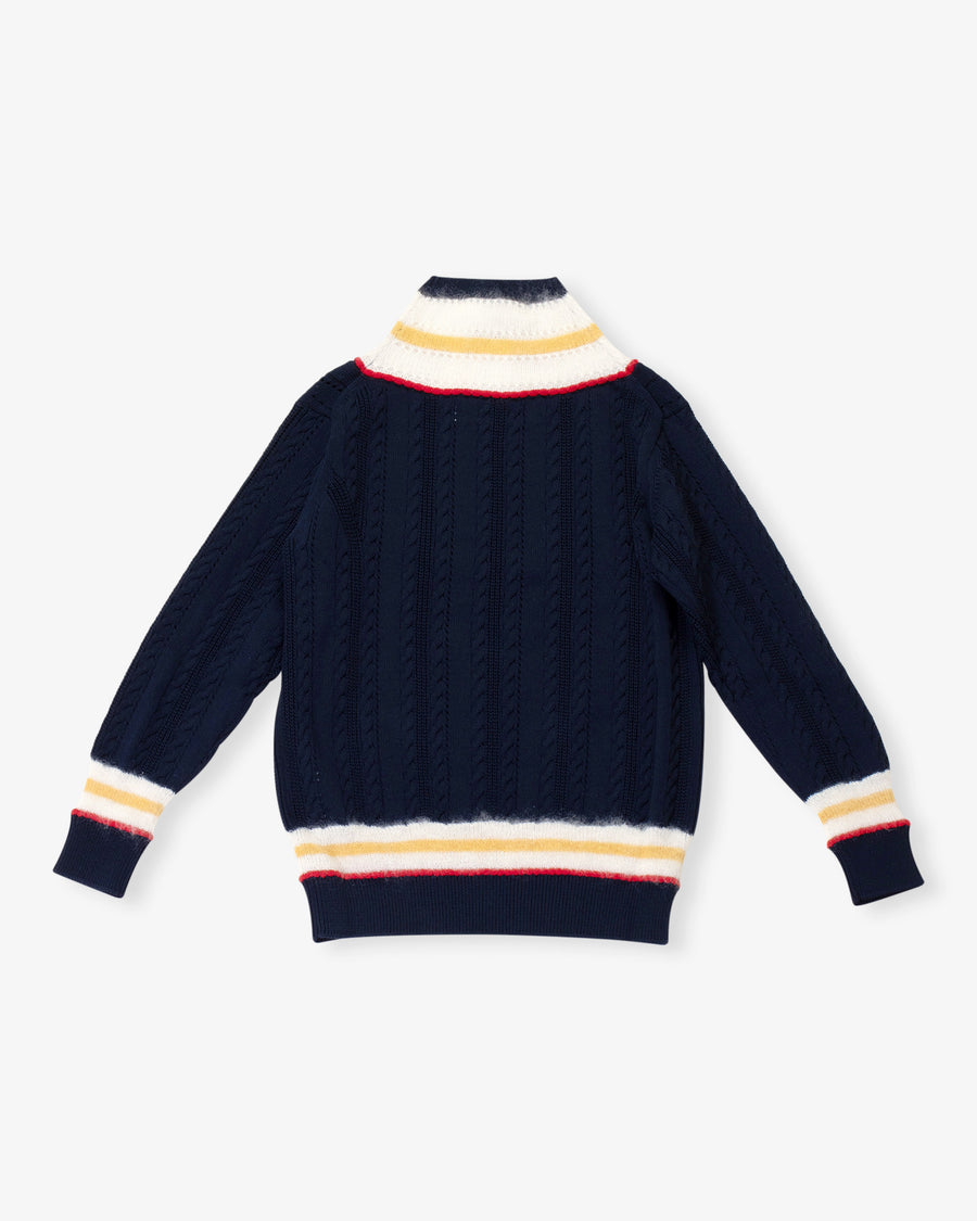 mohair tipped sweater